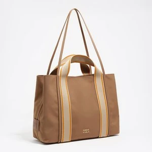 Torebka shopper Chihuahua duża nylon cynamon BIMBA Y LOLA
