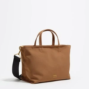 Torebka shopper Chihuahua mała nylon cynamon BIMBA Y LOLA