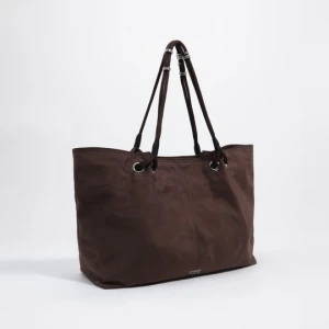 Torebka shopper maxi nylon mokka BIMBA Y LOLA MOKA