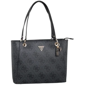 Torebka Shopperka Noelle II Tote HWSO96 72250 Coal Logo (GU844-a) Guess