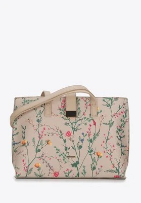 Torebka shopperka z ekoskóry w kwiaty Wittchen