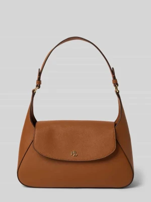 Torebka skórzana z aplikacją z logo model ‘SCHYLAR’ Lauren Ralph Lauren