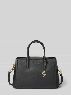 Torebka skórzana z detalem z logo model ‘LAILA’ MICHAEL Michael Kors