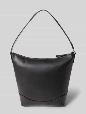 Torebka skórzana z ozdobnym szwem Lauren Ralph Lauren