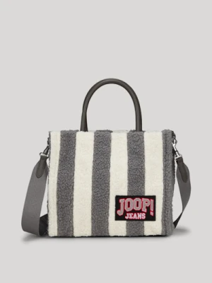 Torebka Squadra Aurelia w kolorze beżowym/szarym w paski Joop