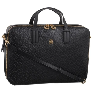 Zdjęcie produktu Torebka TH Icon Laptop Bag Mono AW0AW18003 BDS (TH1404-a) Tommy Hilfiger