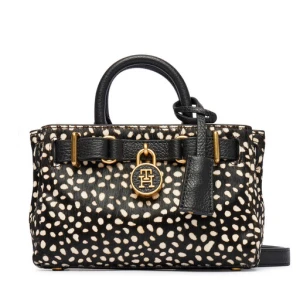 Torebka Tommy Hilfiger American Icon Micro Tote Deer Le AW0AW18168 Czarny