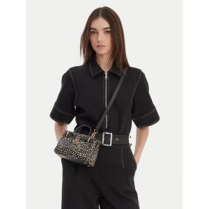 Torebka Tommy Hilfiger American Icon Micro Tote Deer Le AW0AW18168 Czarny