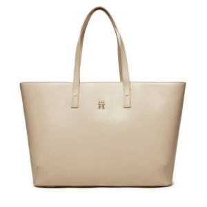 Torebka Tommy Hilfiger Chic Tote AW0AW16302 Beżowy