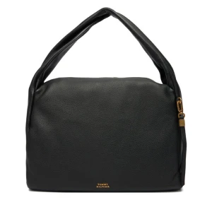 Torebka Tommy Hilfiger City Leather Hobo AW0AW18285 Czarny