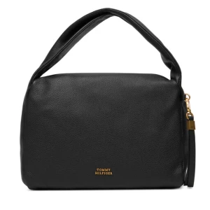 Torebka Tommy Hilfiger City Leather Shoulder Bag AW0AW18152 Czarny