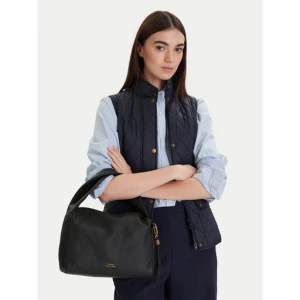 Torebka Tommy Hilfiger City Leather Shoulder Bag AW0AW18152 Czarny