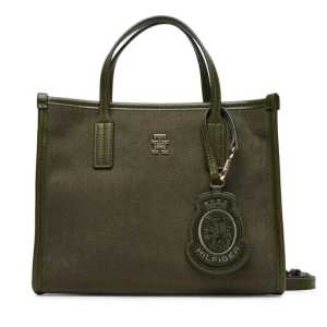 Torebka Tommy Hilfiger City Small Tote Melton AW0AW17852 Khaki