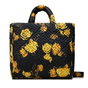 Torebka Tommy Hilfiger Flow Tote Floral AW0AW14380 Czarny