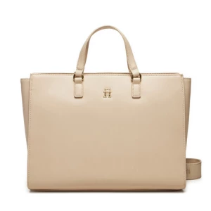 Torebka Tommy Hilfiger Fresh Satchel AW0AW16681 Beżowy