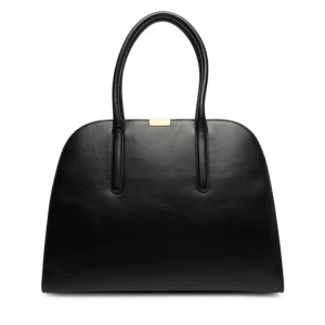 Torebka Tommy Hilfiger Iconic Leather Tote AW0AW18206 Czarny