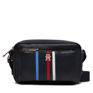 Torebka Tommy Hilfiger Iconic Tommy Camera Bag Corp AW0AW16106 Space Blue DW6