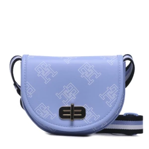 Torebka Tommy Hilfiger Monogram Crossover AU0AU01727 Błękitny