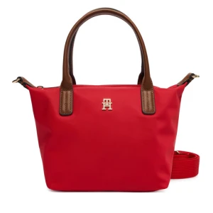 Torebka Tommy Hilfiger Popette Mini Tote AW0AW17709 Czerwony