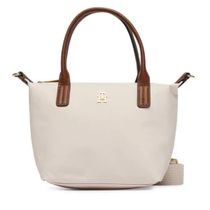 Torebka Tommy Hilfiger Popette Mini Tote AW0AW17709 Écru