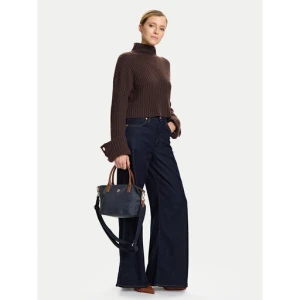 Torebka Tommy Hilfiger Popette Mini Tote AW0AW17709 Granatowy