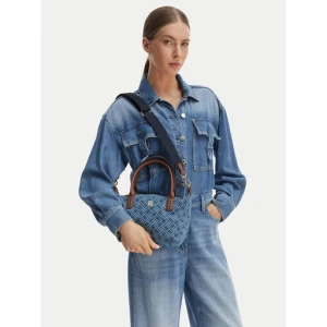 Torebka Tommy Hilfiger Popette Mini Tote Denim Flag AW0AW18612 Niebieski