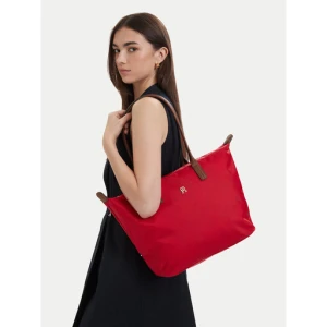 Torebka Tommy Hilfiger Popette Tote AW0AW17711 Czerwony