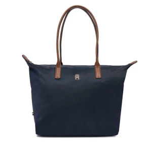 Torebka Tommy Hilfiger Popette Tote AW0AW17711 Granatowy