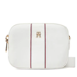 Torebka Tommy Hilfiger Poppy Camera Bag Corp AW0AW17230 Biały