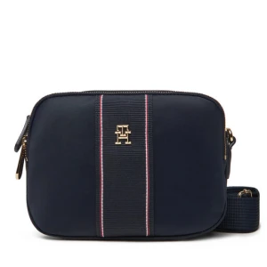 Torebka Tommy Hilfiger Poppy Camera Bag Corp AW0AW17230 Granatowy