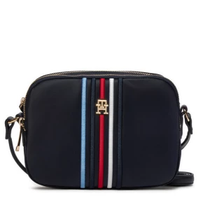 Torebka Tommy Hilfiger Poppy Crossover Corp AW0AW15985 Space Blue DW6