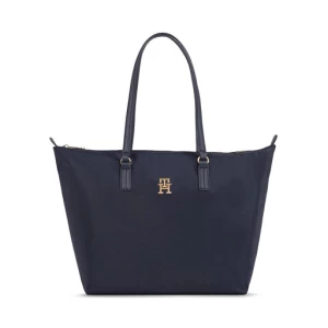 Torebka Tommy Hilfiger Poppy Th Tote AW0AW15639 Granatowy