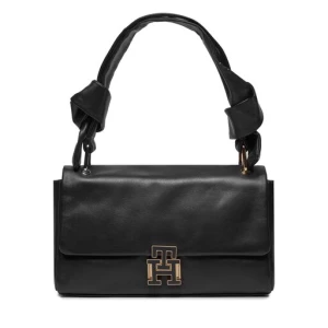 Torebka Tommy Hilfiger Pushlock Leather AW0AW15685 Czarny