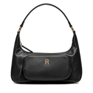 Torebka Tommy Hilfiger Soft Utility Shoulder Bag Pu AW0AW16711 Czarny