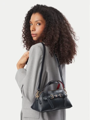 Torebka Tommy Hilfiger Th Buckle Mini Tote AW0AW19034 Granatowy