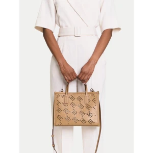 Torebka Tommy Hilfiger Th City Mini AW0AW17500 Brązowy