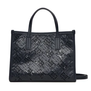 Torebka Tommy Hilfiger Th City Mini AW0AW17500 Granatowy