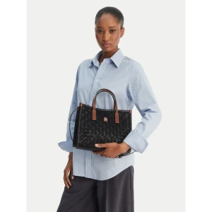 Torebka Tommy Hilfiger Th City Mini Tote AW0AW18393 Czarny