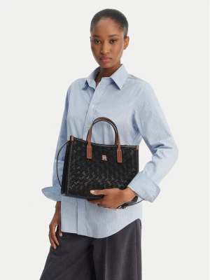 Torebka Tommy Hilfiger Th City Mini Tote AW0AW18393 Czarny