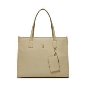 Torebka Tommy Hilfiger Th City Tote AW0AW15690 Beżowy