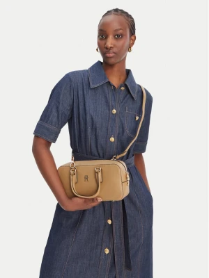 Torebka Tommy Hilfiger Th Daily Crossover AW0AW18378 Brązowy
