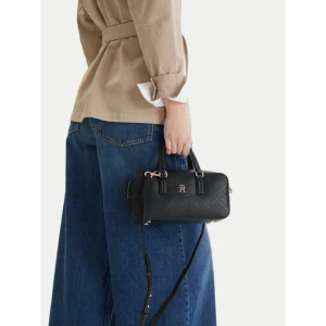 Torebka Tommy Hilfiger Th Daily Crossover Mono AW0AW18415 Czarny