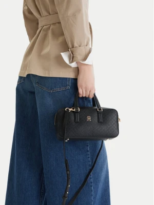 Torebka Tommy Hilfiger Th Daily Crossover Mono AW0AW18415 Czarny