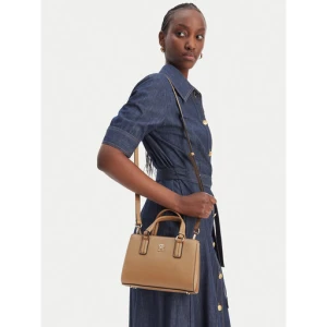 Torebka Tommy Hilfiger Th Daily Mini Tote AW0AW18379 Brązowy