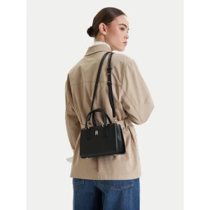 Torebka Tommy Hilfiger Th Daily Mini Tote Mono AW0AW18416 Czarny