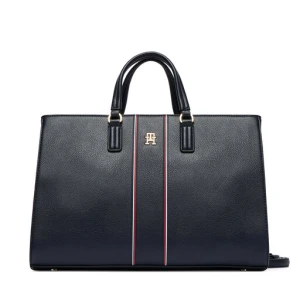 Torebka Tommy Hilfiger Th Daily Satchel Corp AW0AW18644 Granatowy