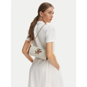 Torebka Tommy Hilfiger Th Elev Summ Chain Bag Canvas AW0AW18635 Beżowy