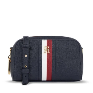 Torebka Tommy Hilfiger Th Emblem Crossover Corp AW0AW15284 Granatowy