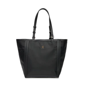 Torebka Tommy Hilfiger Th Essential S Tote AW0AW15717 Czarny