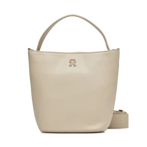 Torebka Tommy Hilfiger Th Essential Sc Bucket AW0AW15706 White Clay AES